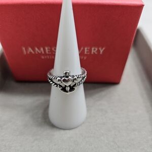 James Avery faith, hope & love twisted rope ring